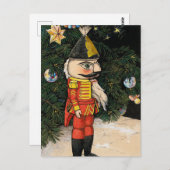 ヴィンテージの木の下のくるみ割り ポストカード (正面/裏面)