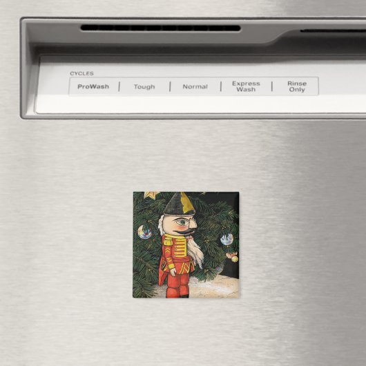 ヴィンテージの木の下のくるみ割り マグネット (インサイチュ (食洗機))