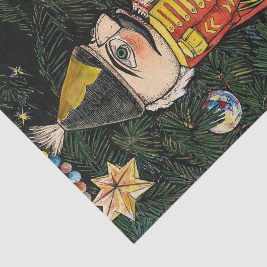 ヴィンテージの木の下のくるみ割り 薄葉紙 (詳細)