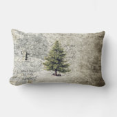 ヴィンテージの木の休日の枕 ランバークッション (正面)
