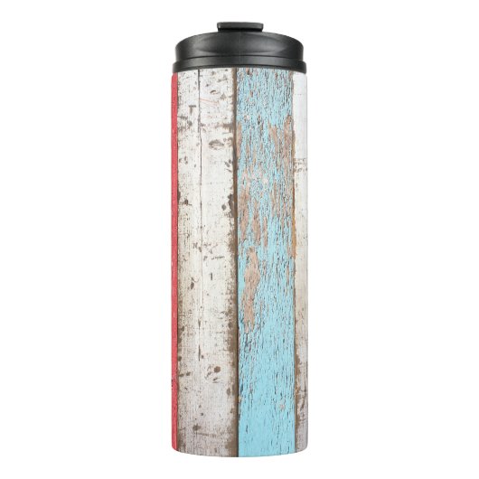 ヴィンテージの木数々の：色のひびテクスチャ。 タンブラー (正面)