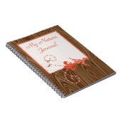 ヴィンテージの木目の渦 ノートブック (右側)