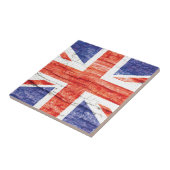 ヴィンテージの木製の英国国旗イギリス(イギリス)の旗 タイル (側面)
