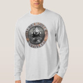 ヴィンテージの木金製鉄馬蒸留所 Tシャツ (正面)