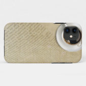 ヴィンテージの本およびコーヒーiPhone 5の場合 Case-Mate iPhoneケース (裏面(横))