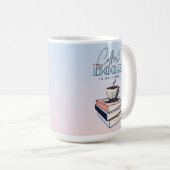 ヴィンテージの本とコーヒーが必要 コーヒーマグカップ (正面右)