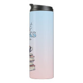 ヴィンテージの本とコーヒーが必要 タンブラー (回転右)