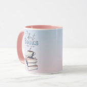 ヴィンテージの本とコーヒーが必要 マグカップ (正面左)