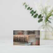 ヴィンテージの本のヴィンテージ秒針の本屋 名刺 (スタンド正面)