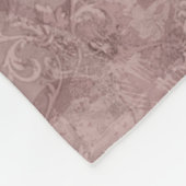 ヴィンテージの本の引用文 フリースブランケット (角)