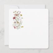 ヴィンテージの本の新しい章のベイビーシャワー 招待状 (裏面)