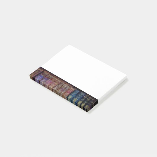 ヴィンテージの本の水彩画 ポストイット (アングル)