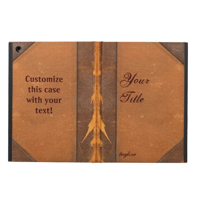 ヴィンテージの本のiPadの空気箱 iPad Airケース (外側)
