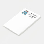 ヴィンテージの机から青いタイプライター ポストイット (アングル)