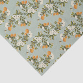 ヴィンテージの柑橘類の植物のティッシュペーパー 薄葉紙 (詳細)