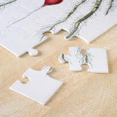 ヴィンテージの根菜の植物のプリント ジグソーパズル (側面)