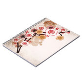 ヴィンテージの桜によってはノートが開花します ノートブック (左側)