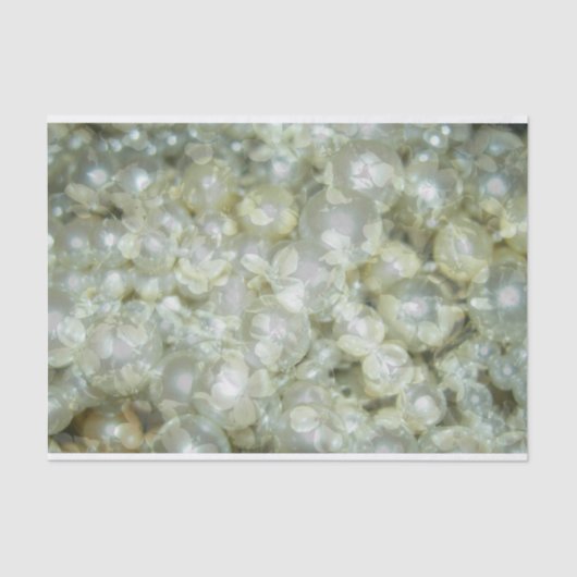 ヴィンテージの梨と花びら 薄葉紙 (正面)