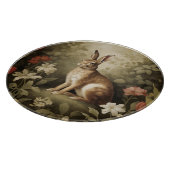 ヴィンテージの森の中のウッドランドフローラ カッティングボード (角)