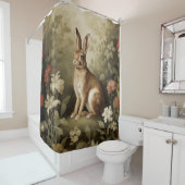 ヴィンテージの森の中のウッドランドフローラ シャワーカーテン (インサイチュ)