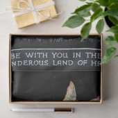 ヴィンテージの森の妖精、蝶と池 薄葉紙 (ギフト)