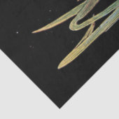 ヴィンテージの森の妖精、蝶と池 薄葉紙 (詳細)