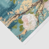 ヴィンテージの森の花の切り離し 薄葉紙 (詳細)