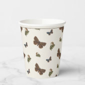 ヴィンテージの森の赤ちゃんシャワー 紙コップ (左)