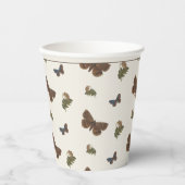 ヴィンテージの森の赤ちゃんシャワー 紙コップ (正面)