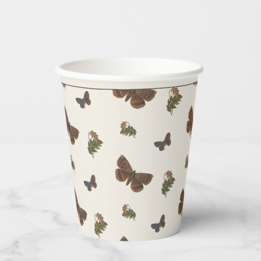 ヴィンテージの森の赤ちゃんシャワー 紙コップ (正面)