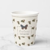 ヴィンテージの森の赤ちゃんシャワー 紙コップ (正面)