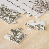 ヴィンテージの森林サンタ ジグソーパズル (側面)