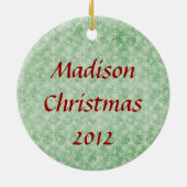 ヴィンテージの森林友人 セラミックオーナメント (裏面)