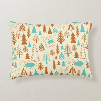 ヴィンテージの森：時代を超越した自然のパターン。 アクセントクッション