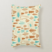 ヴィンテージの森：時代を超越した自然のパターン。 アクセントクッション (正面(垂直))