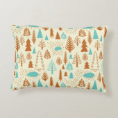 ヴィンテージの森：時代を超越した自然のパターン。 アクセントクッション (裏面)