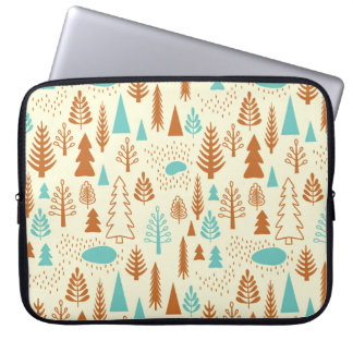ヴィンテージの森：時代を超越した自然のパターン。 ラップトップスリーブ