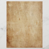 ヴィンテージの椅子に座った人スクラップブック紙 (裏面)