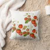 ヴィンテージの植物のいちごの枕 クッション (ブランケット)