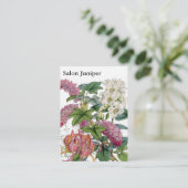 ヴィンテージの植物のイラストレーション 紹介カード (スタンド正面)