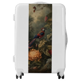 ヴィンテージの植物のシーンの鳥の花の楽園