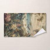 ヴィンテージの植物のシーンの鳥の花の楽園 バスタオルセット (ハンドタオル)