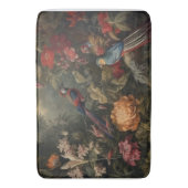 ヴィンテージの植物のシーンの鳥の花の楽園 バスマット (正面縦)