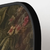 ヴィンテージの植物のシーンの鳥の花の楽園 ピックルボールラケット (左詳細)