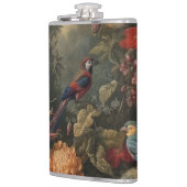 ヴィンテージの植物のシーンの鳥の花の楽園 フラスク (左)