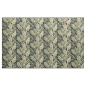 ヴィンテージの植物のプリントのバナナの葉 ファブリック (ヤード)