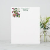 ヴィンテージの植物のページ レターヘッド (スタンド正面)