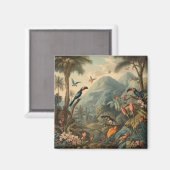 ヴィンテージの植物の花園 マグネット (正面/裏面)