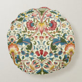 ヴィンテージの植物のMorrisのデザインのクッション ラウンドクッション (裏面)