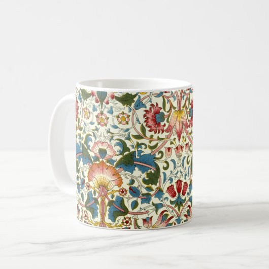 ヴィンテージの植物のMorrisのデザイン コーヒーマグカップ (正面左)